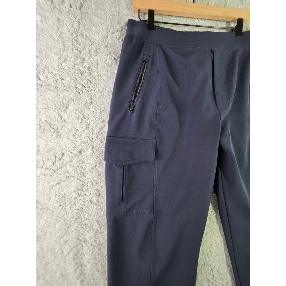 Athleta Endless High Rise Cargo Pants Size 16 Navy Stretch Utility Travel 467187 - Picture 5 of 16